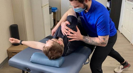 An image of the licensed physical therapists work highlighted in this spotlight